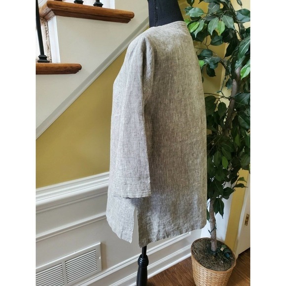 Meral linen tank and jacket set - Picture 7 of 16